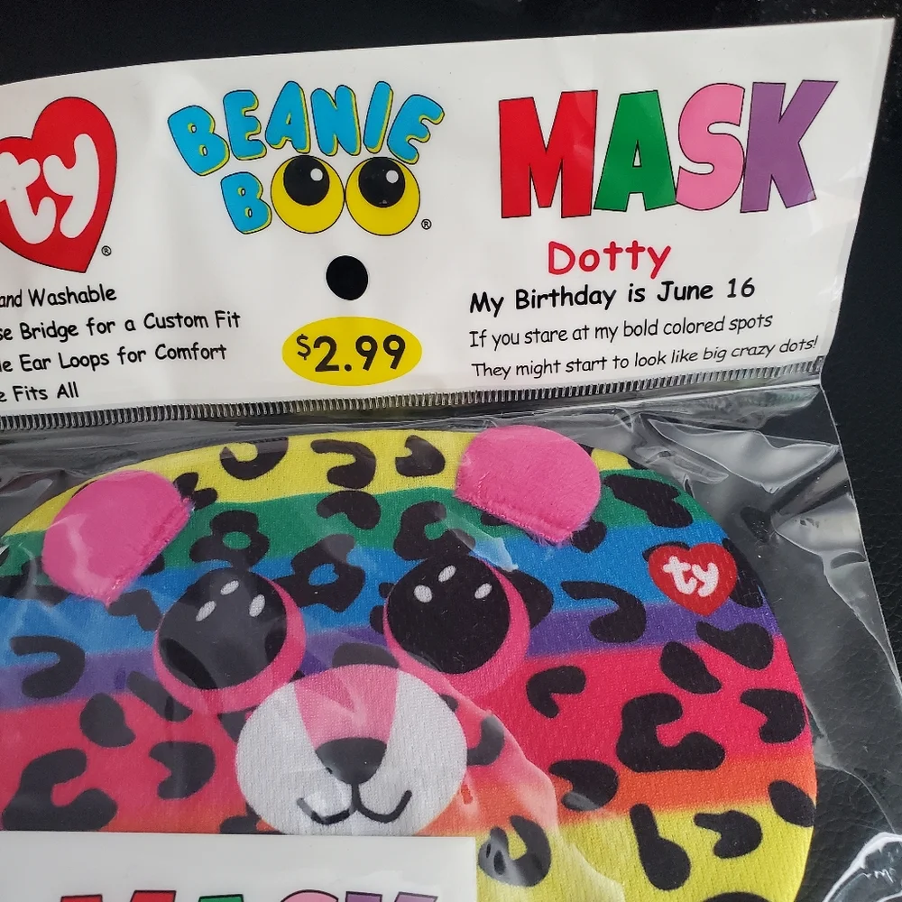 Ty Beanie Boo Mask 3ct